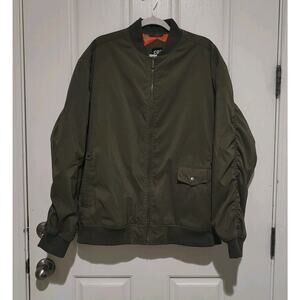 CSG Wellwood Flight/Bomber Jacket Green Full Zip Men's 2XL